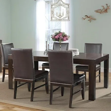 Rectangular Dining Table with Leaf